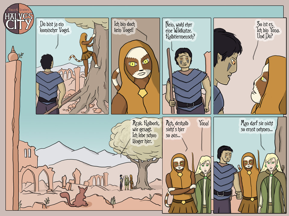 Halves City Comic