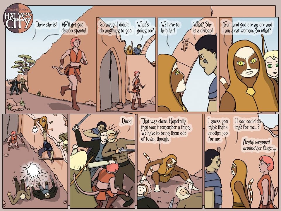 Halves City Comic